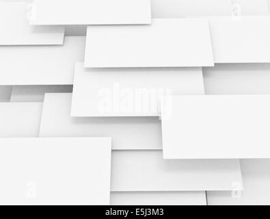 white squares overlapping design background Stock Photo