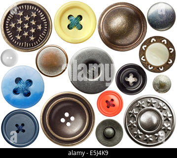 Various sewing buttons. Stock Photo