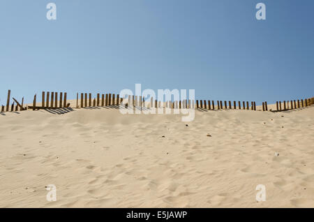 Valdevaqueros Sand Dunes, Punta Paloma, Beach at Tarifa. Costa de la Luz, Spain. Stock Photo