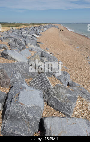 Deal sea flood defences Kent UK England Europe Stock Photo