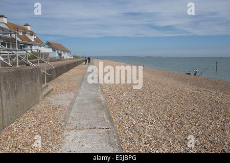 Deal sea flood defences Kent UK England Europe Stock Photo