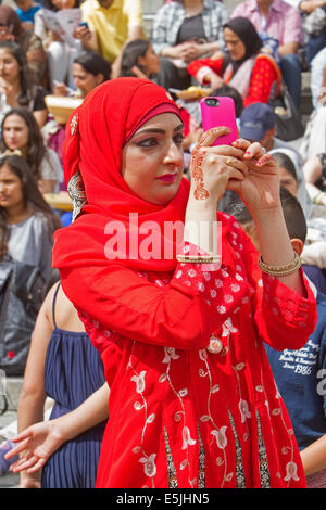 London, UK. 2nd Aug, 2014. Eid Festival in Trafalgar Square Credit:  Keith Larby/Alamy Live News Stock Photo