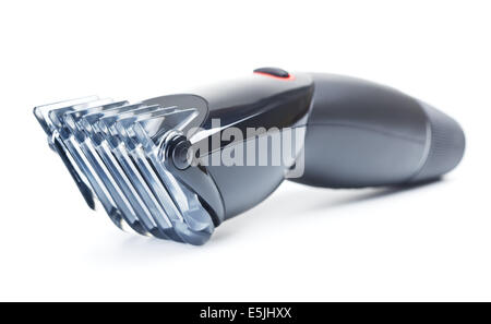 new black hairclipper, isolated on white background Stock Photo