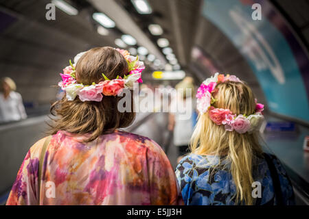 London, UK. 2nd Aug, 2014. UK Weather: Londoners continue to feel the summer heat into August Credit:  Guy Corbishley/Alamy Live News Stock Photo