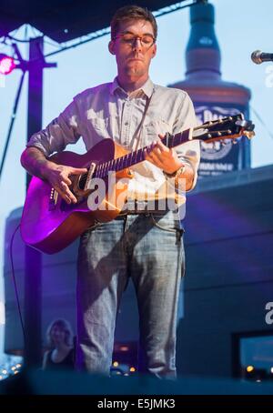 July 20, 2014 - Ferndale, MI, U.S - JUSTIN TOWNES EARLE performs in Ferndale, Michigan. (Credit Image: © Alexis Simpson/ZUMA Wire) Stock Photo