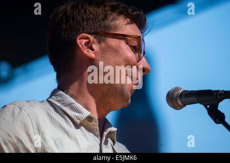 July 20, 2014 - Ferndale, MI, U.S - JUSTIN TOWNES EARLE performs in Ferndale, Michigan. (Credit Image: © Alexis Simpson/ZUMA Wire) Stock Photo