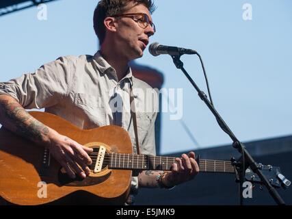 July 20, 2014 - Ferndale, MI, U.S - JUSTIN TOWNES EARLE performs in Ferndale, Michigan. (Credit Image: © Alexis Simpson/ZUMA Wire) Stock Photo