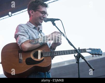 July 20, 2014 - Ferndale, MI, U.S - JUSTIN TOWNES EARLE performs in Ferndale, Michigan. (Credit Image: © Alexis Simpson/ZUMA Wire) Stock Photo