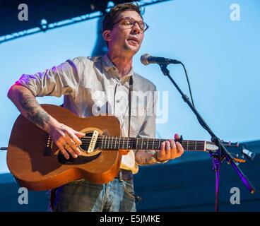 July 20, 2014 - Ferndale, MI, U.S - JUSTIN TOWNES EARLE performs in Ferndale, Michigan. (Credit Image: © Alexis Simpson/ZUMA Wire) Stock Photo