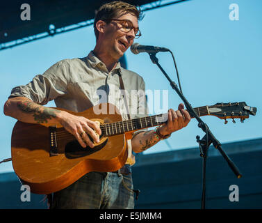 July 20, 2014 - Ferndale, MI, U.S - JUSTIN TOWNES EARLE performs in Ferndale, Michigan. (Credit Image: © Alexis Simpson/ZUMA Wire) Stock Photo