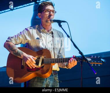 July 20, 2014 - Ferndale, MI, U.S - JUSTIN TOWNES EARLE performs in Ferndale, Michigan. (Credit Image: © Alexis Simpson/ZUMA Wire) Stock Photo