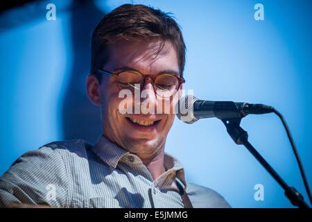 July 20, 2014 - Ferndale, MI, U.S - JUSTIN TOWNES EARLE performs in Ferndale, Michigan. (Credit Image: © Alexis Simpson/ZUMA Wire) Stock Photo