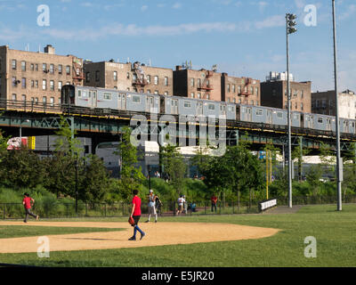 Macombs Dam Park, The Bronx, NYC, USA Stock Photo