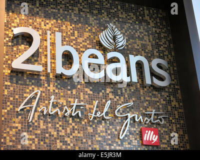 2 beans Sign, NYC Stock Photo