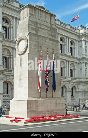 The Cenotaph, Whitehall, London, England. Stock Photo