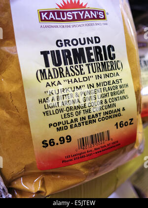 Kalustyan's Indian Spice Shop is a specialty store in Murray Hill, New York City, USA Stock Photo