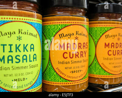 Kalustyan's Indian Spice Shop is a specialty store in Murray Hill, New York City, USA Stock Photo