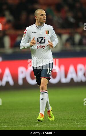 Milan, Italy. 23rd Nov, 2013. Luca Antonelli (Genoa) Football/Soccer : Italian 'Serie A' match between AC Milan 1-1 Genoa at Stadio Giuseppe Meazza in Milan, Italy . © AFLO/Alamy Live News Stock Photo