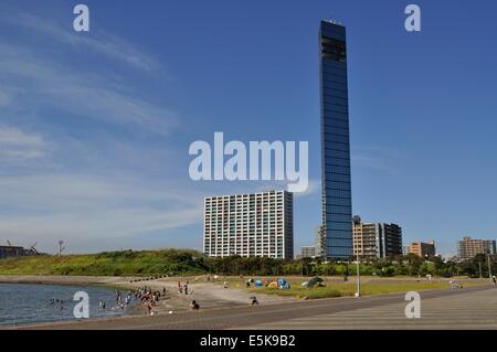 Chiba port tower,Chiba city,Chiba,Japan Stock Photo