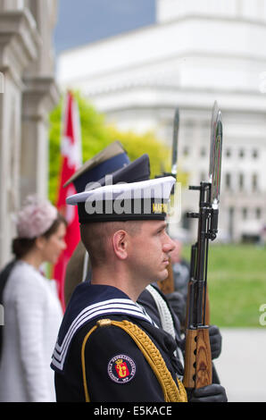 Warsaw, Poland. 12th May, 2014: Soldiers Of The Cavalry Squadron Of 