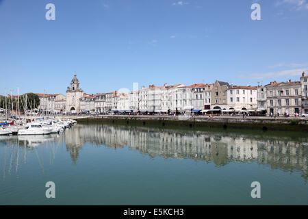 Waterfront buildings in La Rochelle, Charente Maritime, France Stock Photo