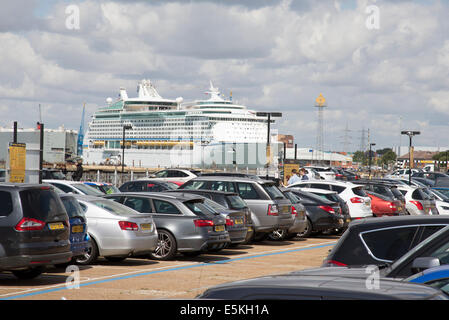 A Cruise Ship Parking At Port Stock Photo 159071737 Alamy