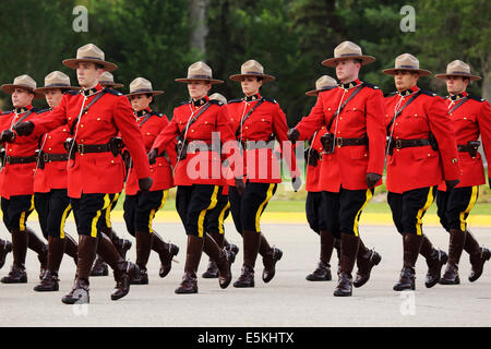 The Sunset Retreat Ceremony at the Royal Canadian Mounted Police Stock ...