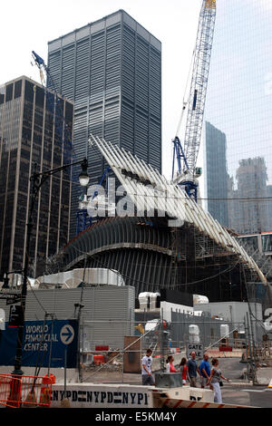 Ground Zero construction site, New York City, USA Stock Photo - Alamy