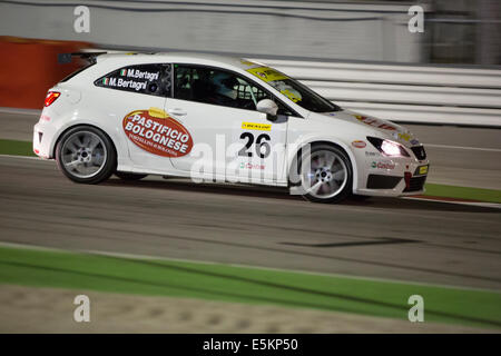 MISANO ADRIATICO, Rimini, ITALY - May 10:  A Seat Ibiza Cupra, DRIVEN BY BERTAGNI Mario (ITA) and BERTAGNI Marcello (ITA) Stock Photo