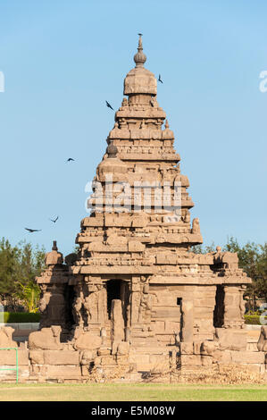 Shore Temple, Mahabalipuram, Kanchipuram, Tamil Nadu, India Stock Photo