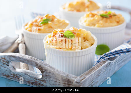 baked macaroni with cheese Stock Photo