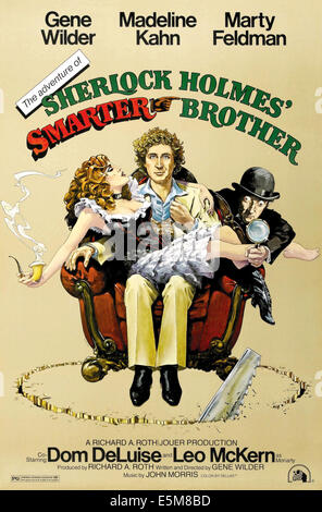 THE ADVENTURE OF SHERLOCK HOLMES' SMARTER BROTHER, Madeline Kahn, Gene Wilder, Marty Feldman, 1975. TM and Copyright © 20th Stock Photo