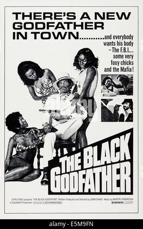 THE BLACK GODFATHER, US poster art, 1974 Stock Photo