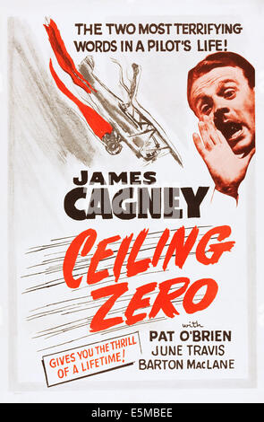 CEILING ZERO, James Cagney, 1936 Stock Photo - Alamy