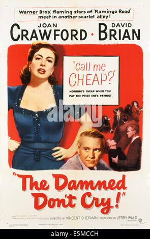 THE DAMNED DON'T CRY, Joan Crawford, David Brian, 1950 Stock Photo