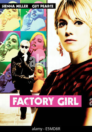 FACTORY GIRL, Guy Pearce as Andy Warhol, Sienna Miller as Edie Sedgwick, 2006, (c) Weinstein Company/courtesy Everett Collection Stock Photo