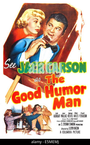 THE GOOD HUMOR MAN, US poster, Lola Albright, Jack Carson, 1950 Stock Photo