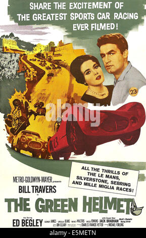 THE GREEN HELMET, from left: Nancy Walters, Bill Travers, 1961 Stock