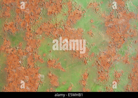 Brown rusty metal sheet with peeling black paint surface texture for  background Stock Photo - Alamy