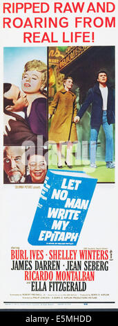 LET NO MAN WRITE MY EPITAPH (1960) BURL IVES SHELLEY WINTERS JAMES DARREN PHILIP LEACOCK (DIR ...