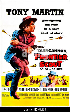 FRONTIER SCOUT, US poster art, George Houston, 1938 Stock Photo - Alamy