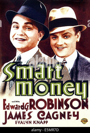 SMART MONEY, US poster art, from left: Edward G. Robinson, James Cagney, 1931 Stock Photo
