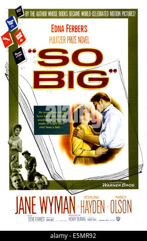 SO BIG, Jane Wyman, Sterling Hayden, 1953. Stock Photo