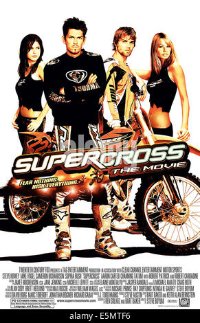 SUPERCROSS, Sophia Bush, Steve Howey, Mike Vogel, Cameron Richardson, poster art, 2005, TM & Copyright (c) 20th Century Fox Stock Photo