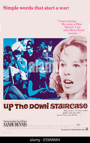 UP THE DOWN STAIRCASE, Sandy Dennis (right), 1967 Stock Photo