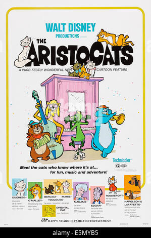 THE ARISTOCATS, 1970 Stock Photo