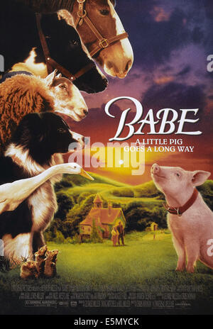 BABE, Sheep, Pig, 1995. ©Universal/Courtesy Everett Collection Stock