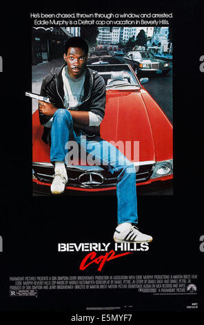 BEVERLY HILLS COP, Eddie Murphy, 1984, ©Paramount Pictures/courtesy Everett Collection Stock Photo