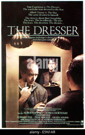 THE DRESSER, from left: Albert Finney, Tom Courtenay, 1983, ©Columbia Pictures/courtesy Everett Collection Stock Photo