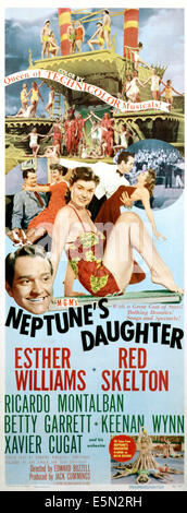 NEPTUNE'S DAUGHTER, Red Skelton, Esther Williams, 1949 Stock Photo